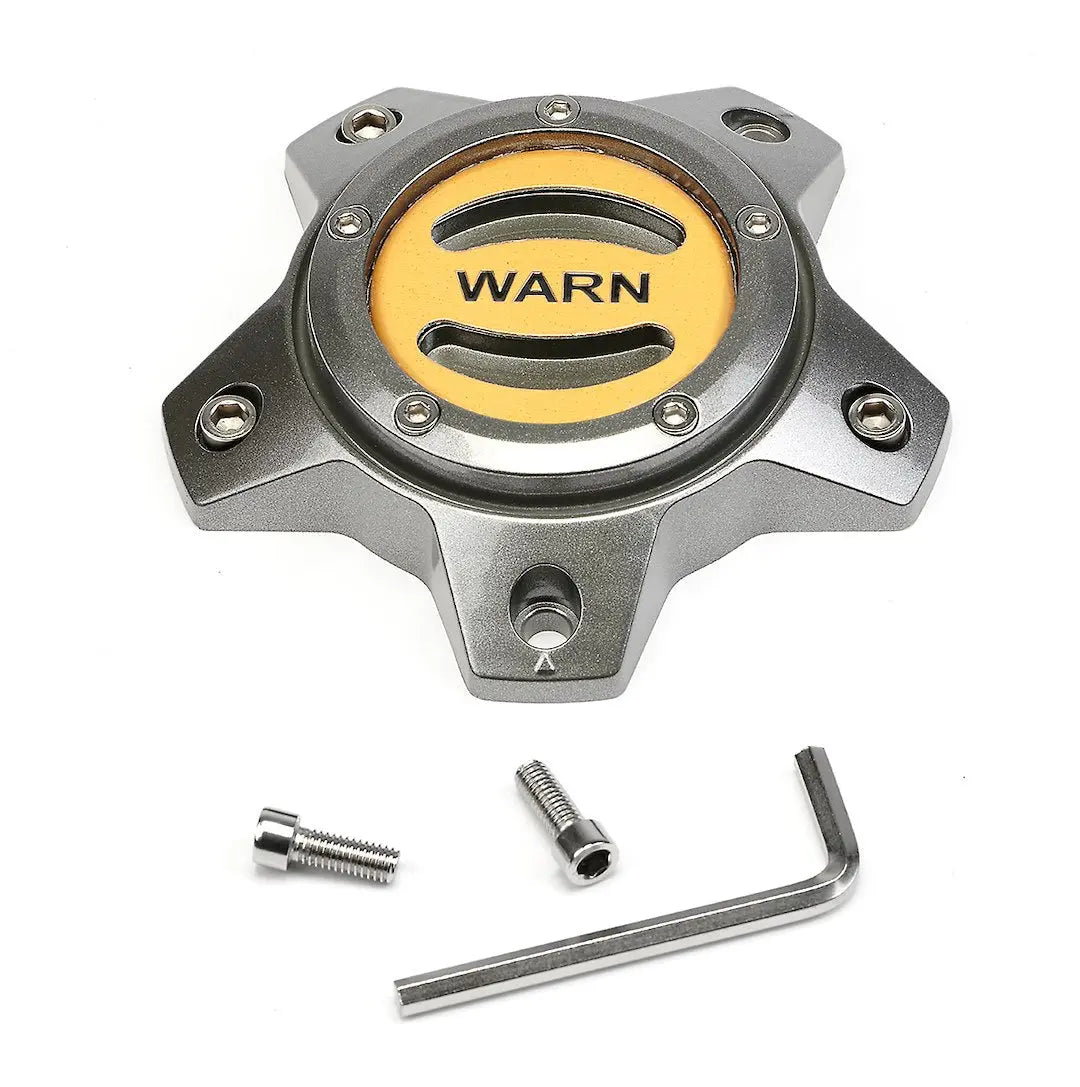 WARN Industries Silver Wheel Center Cap for Heavy-Duty Vehicles (Part #106682)