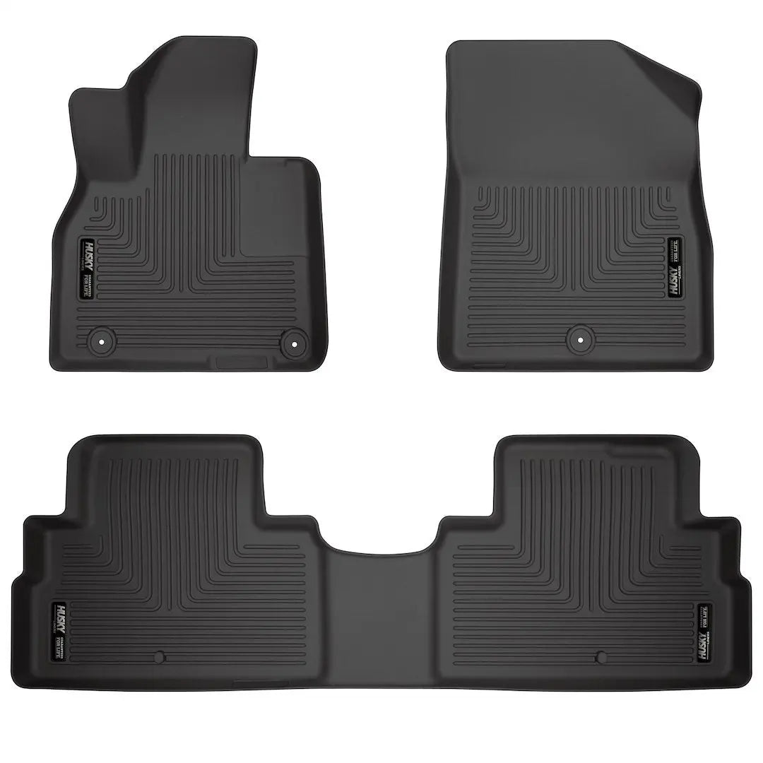HUSKYLINER Front & Second Seat Floor Liners for Hyundai Palisade (2020-2025) – All-Weather Protection
