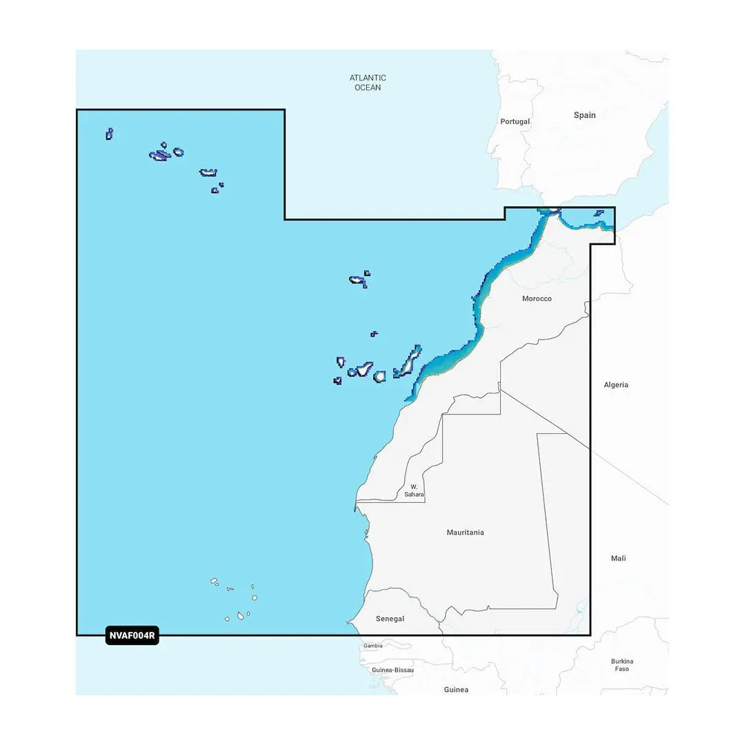 Garmin Carto 010C122700 Africa Northwest Marine Navigation Map
