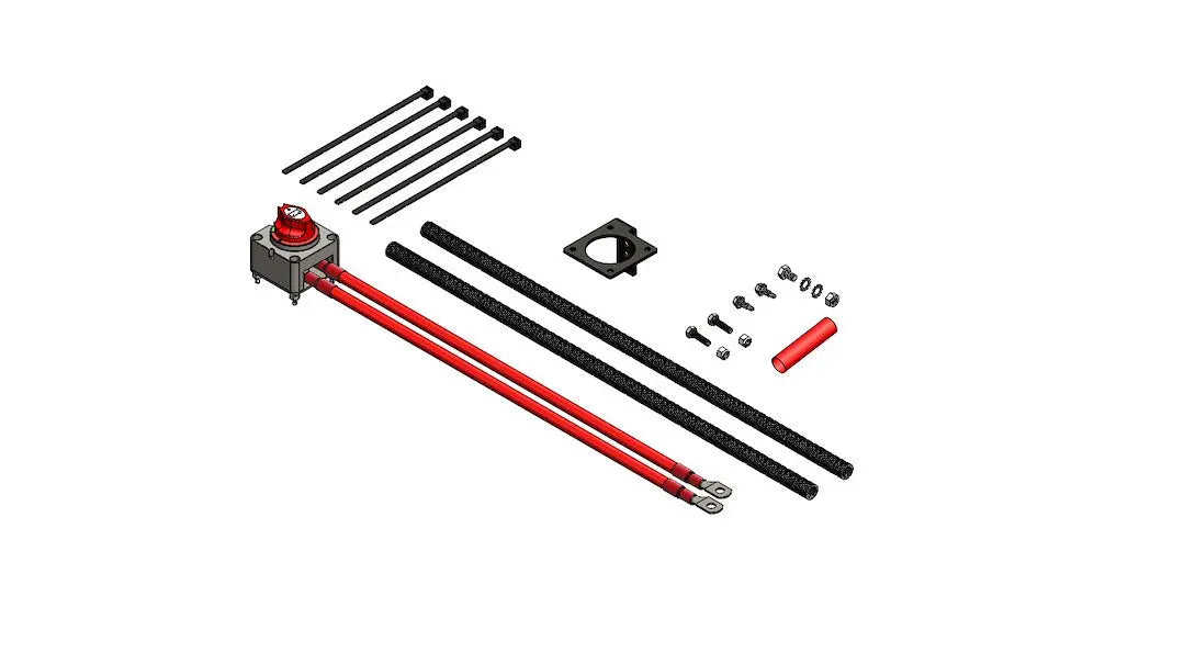 Blue Ox BX88443 Manual Battery Disconnect Kit for Reliable Vehicle Power Control