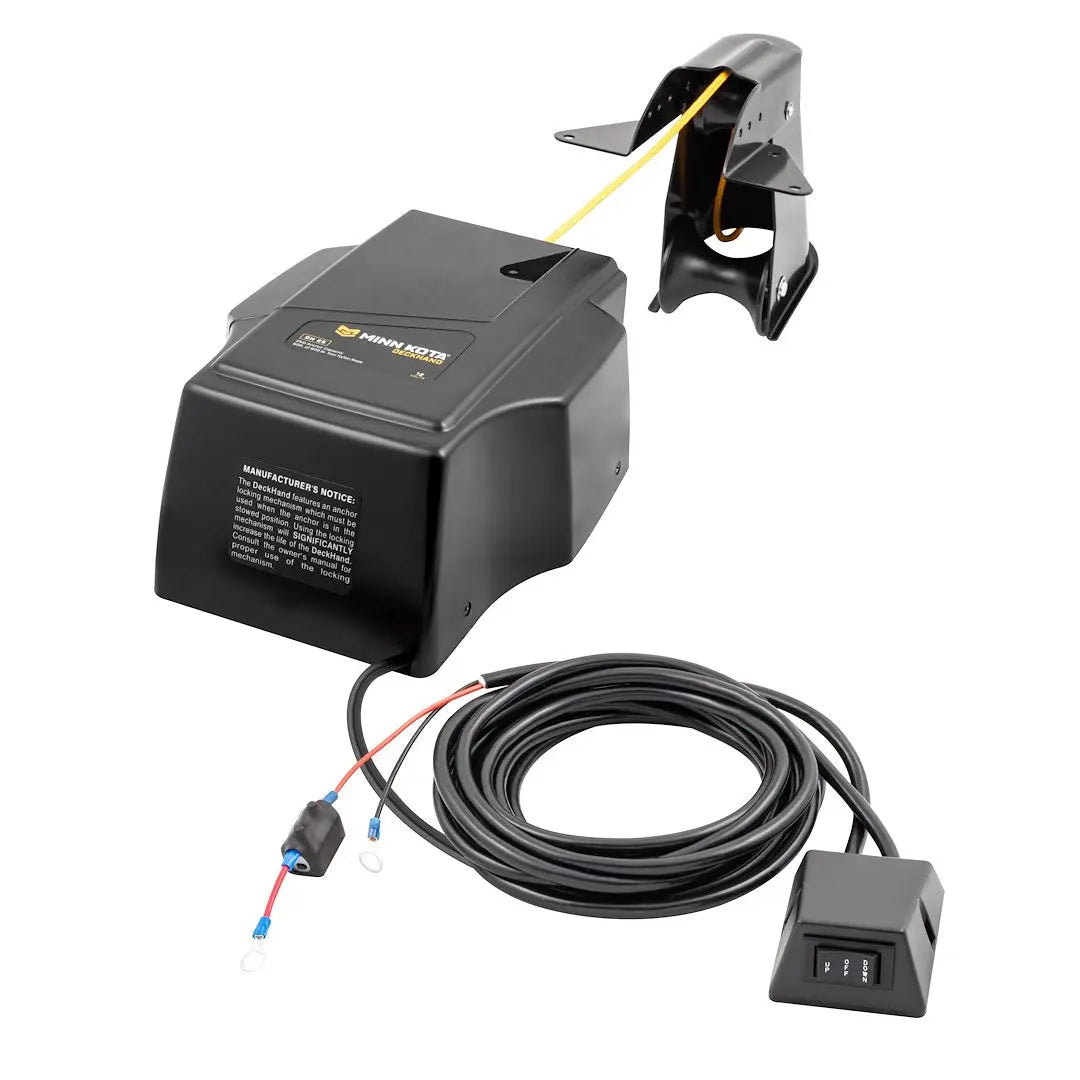 Minn Kota Windlass Deckhand 25R with Remote - Reliable Boat Anchor Winch