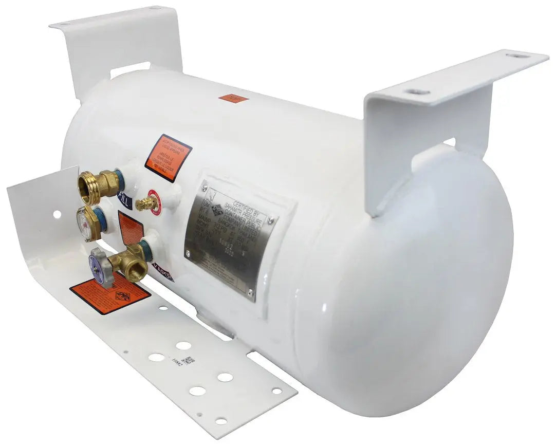 Flame King YSN122LB 12x28 ASME Top Mount Tank with Bracket