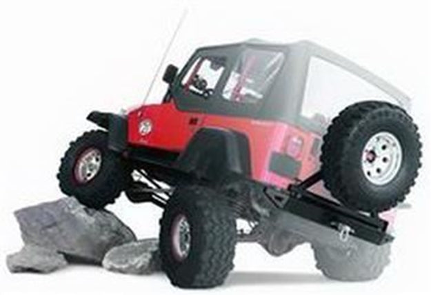 Warn Industries RR Bumper TJ Without Tire Carrier - Part Number 65508
