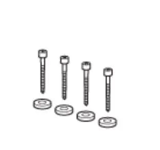DAVE CARTER 50574 White Service Kit Bolt Package (38066)