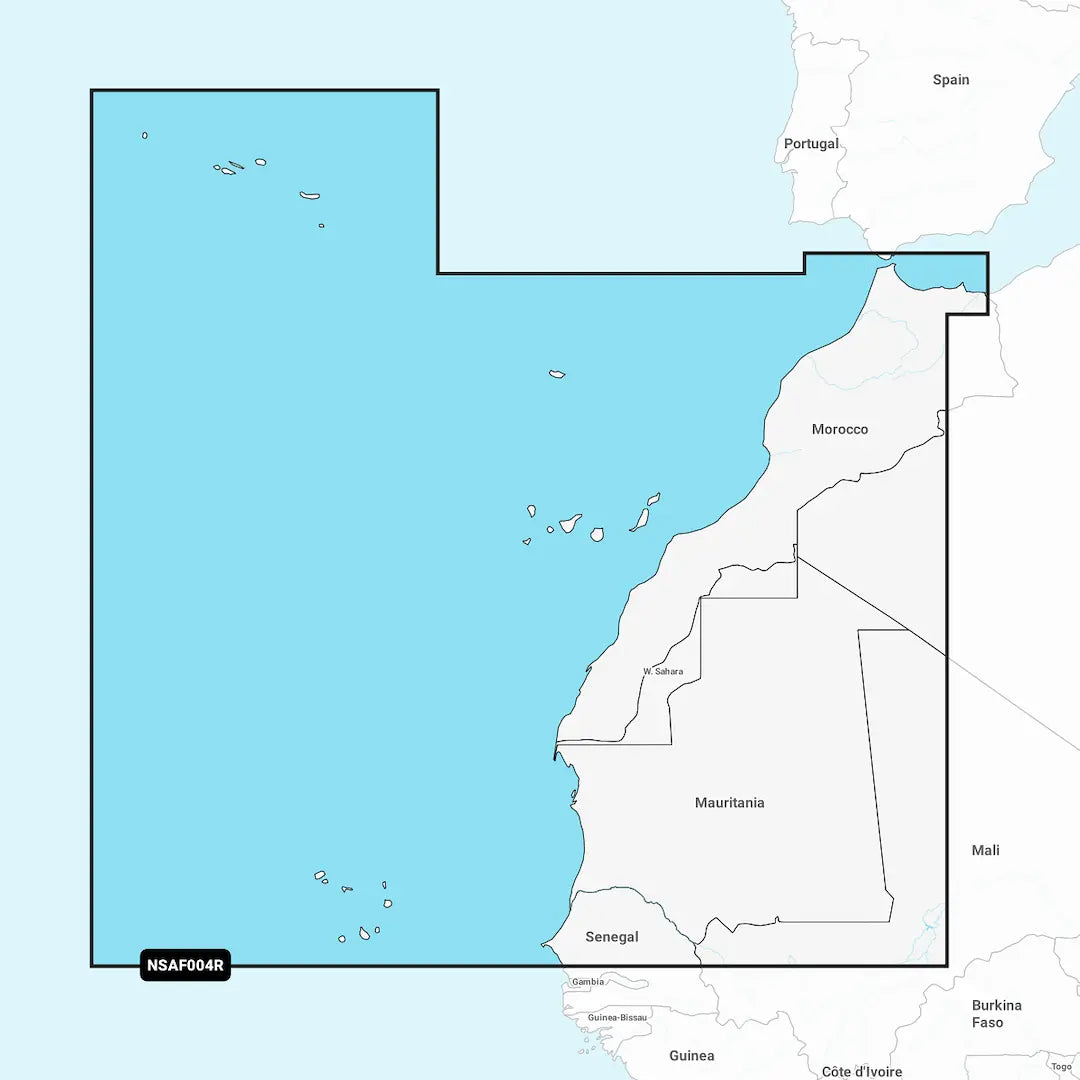 Garmin Carto Africa Northwest with Navionics+ – Part Number 010C122720