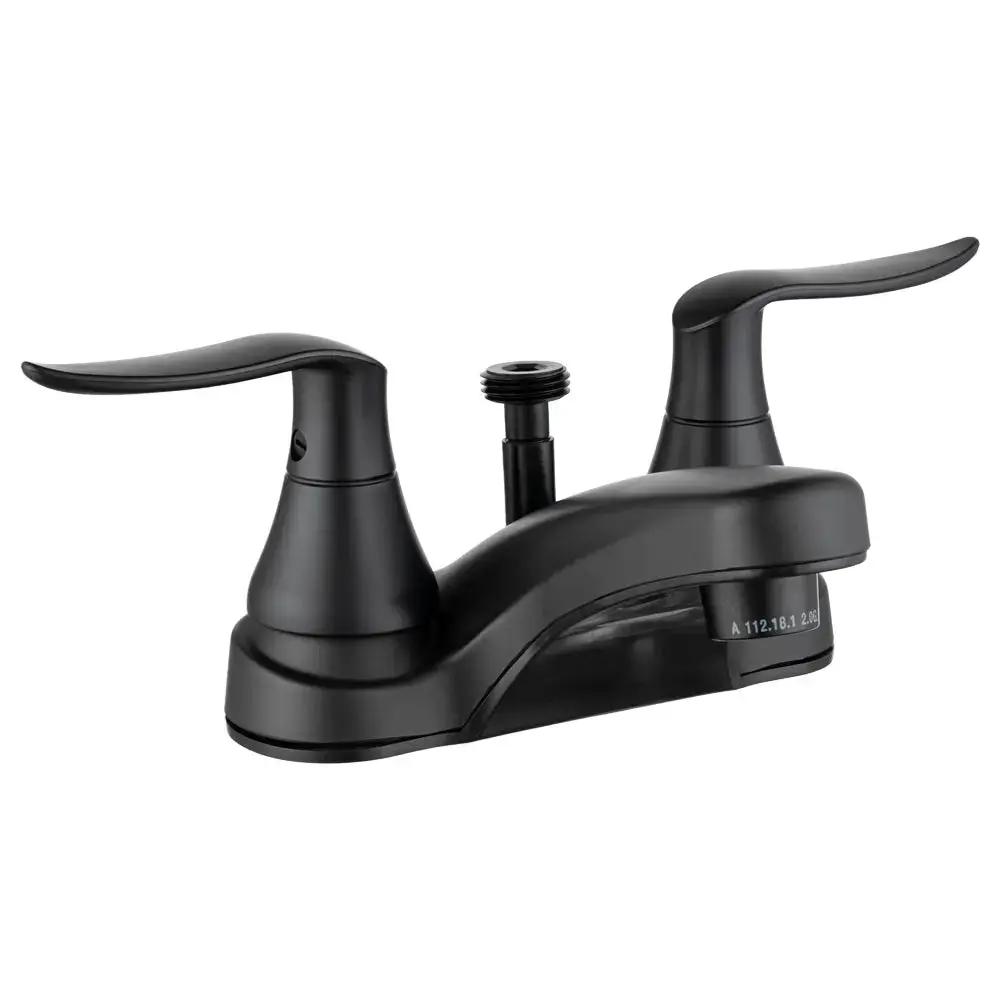 DURA FAUCET FPL720LHMB Matte Black Lavatory Faucet by DURA FAUCET