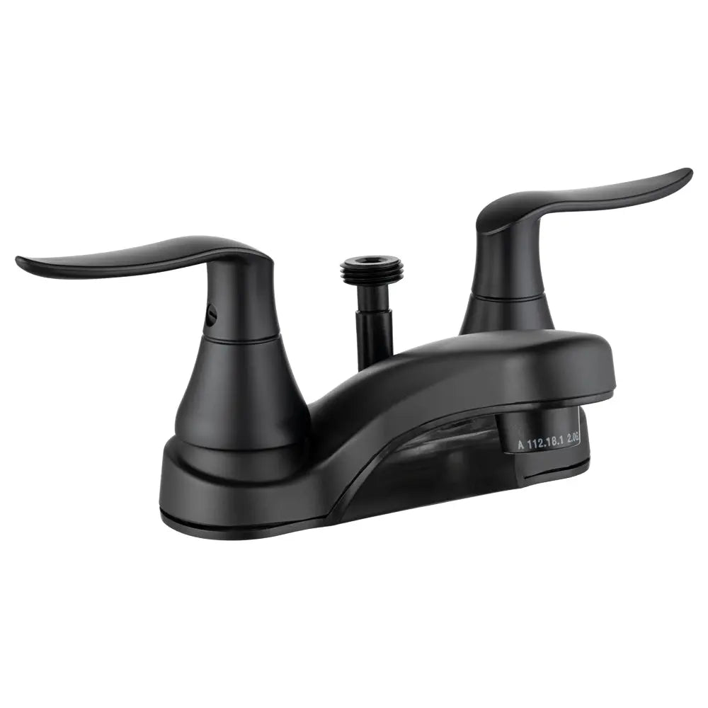 DURA FAUCET FPL720LHMB Matte Black Lavatory Faucet