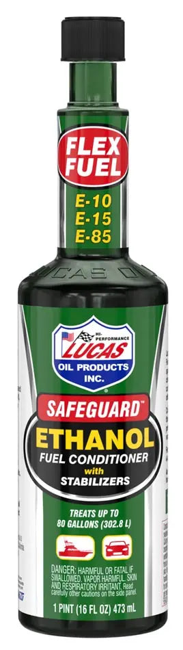 Lucas Oil Safeguard E Fuel - High-Performance Fuel Additive for Enhanced Engine Protection
