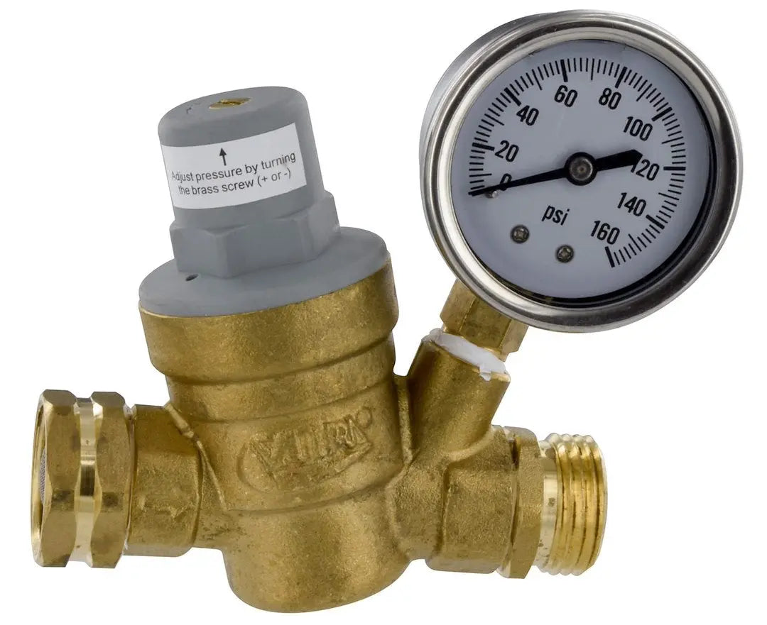 Valtierra LLC Water Regulator, Adjustable Brass L.F. with Part Number A011117VP