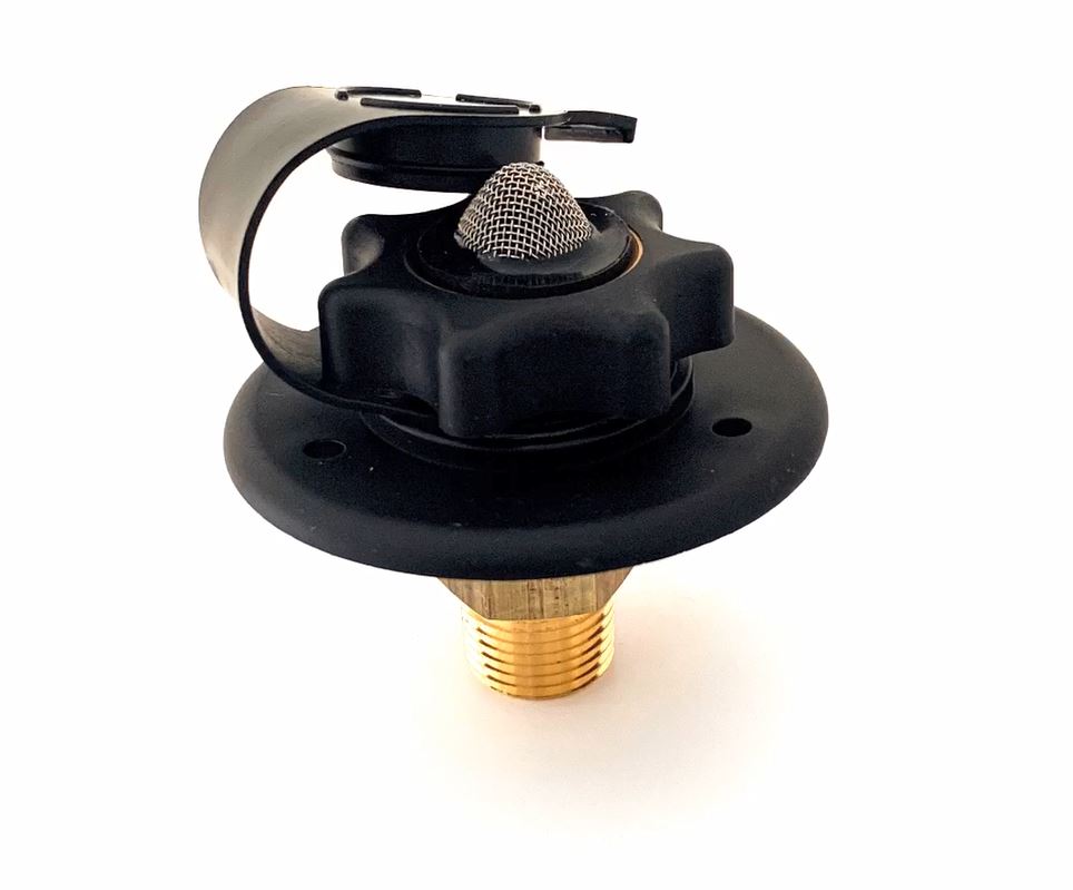 JR Products CityH2O Filling Valve with 1/2" MPT Black