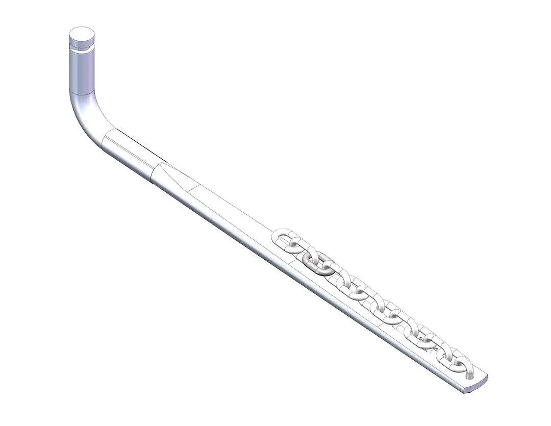 Husky Towing 31520 Heavy-Duty Spring Bar Assembly with Chain, 500-800 lbs Capacity