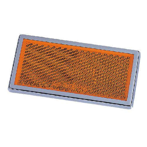 Hopkins 168SA 4-3/8 x 1-1/8 Stick-On Reflector Amber - High Visibility Safety Marker
