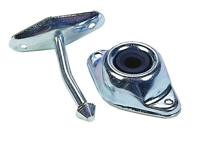 JR Products 4-3/4-inch Angled Plunger Door Holder - Reliable RV Door Latch Solution