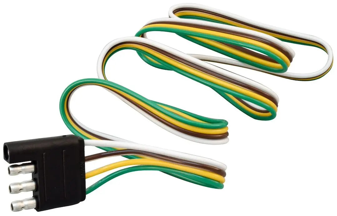 Valterra LLC A104403 4-Way 3' Trailer Harness for RVs and Trailers