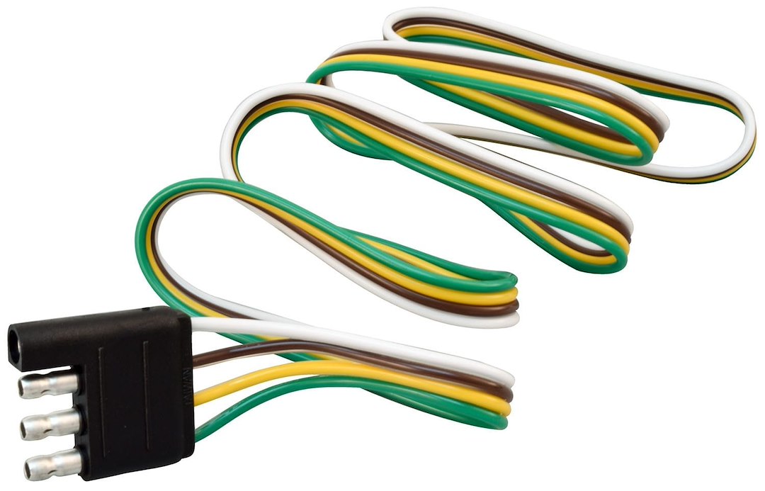 Valterra LLC A104403 4-Way 3' Trailer Harness for RVs and Trailers