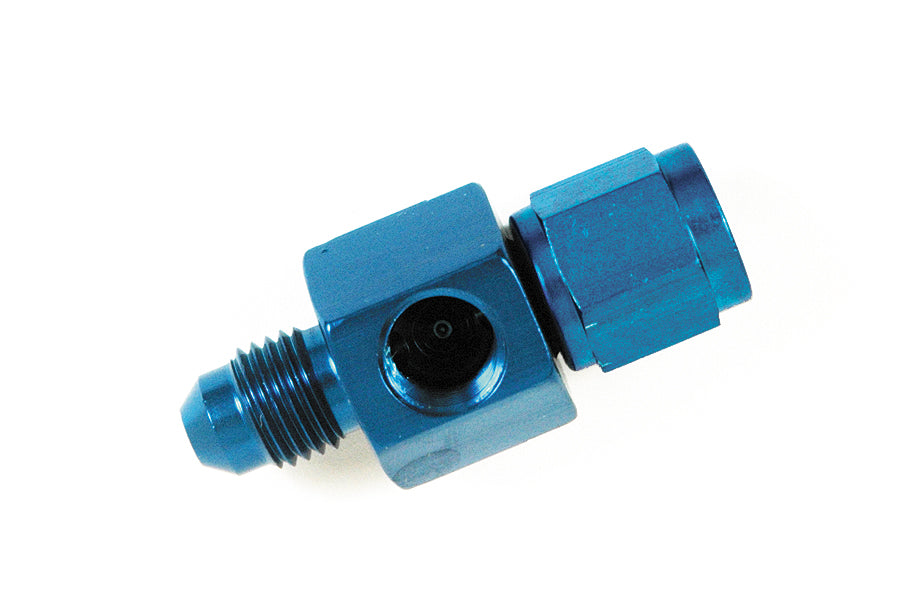 SpeedFX -4AN with 1/8 NPTF Port Pressure Gauge Fitting