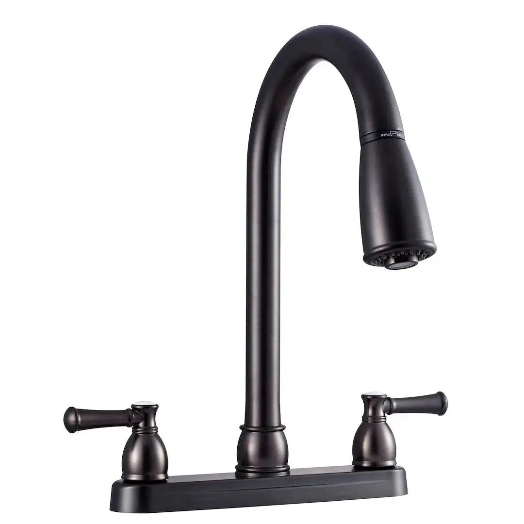 DURA FAUCET DFPK350LVB Non-Metallic Dual Lever Faucet by DURA FAUCET