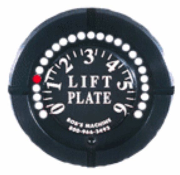 BOBS MACHINE Black LED Gauge Jack Plates - Part 110300000