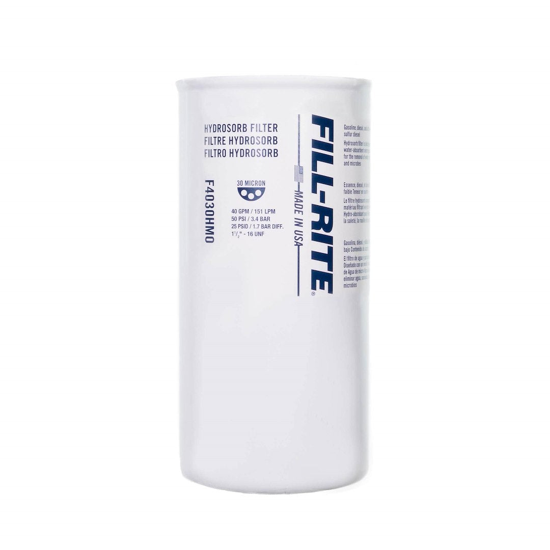 Fill Rite F4030HM0 40 GPM 30 Micron Water Detecting Filter for Fuel Systems