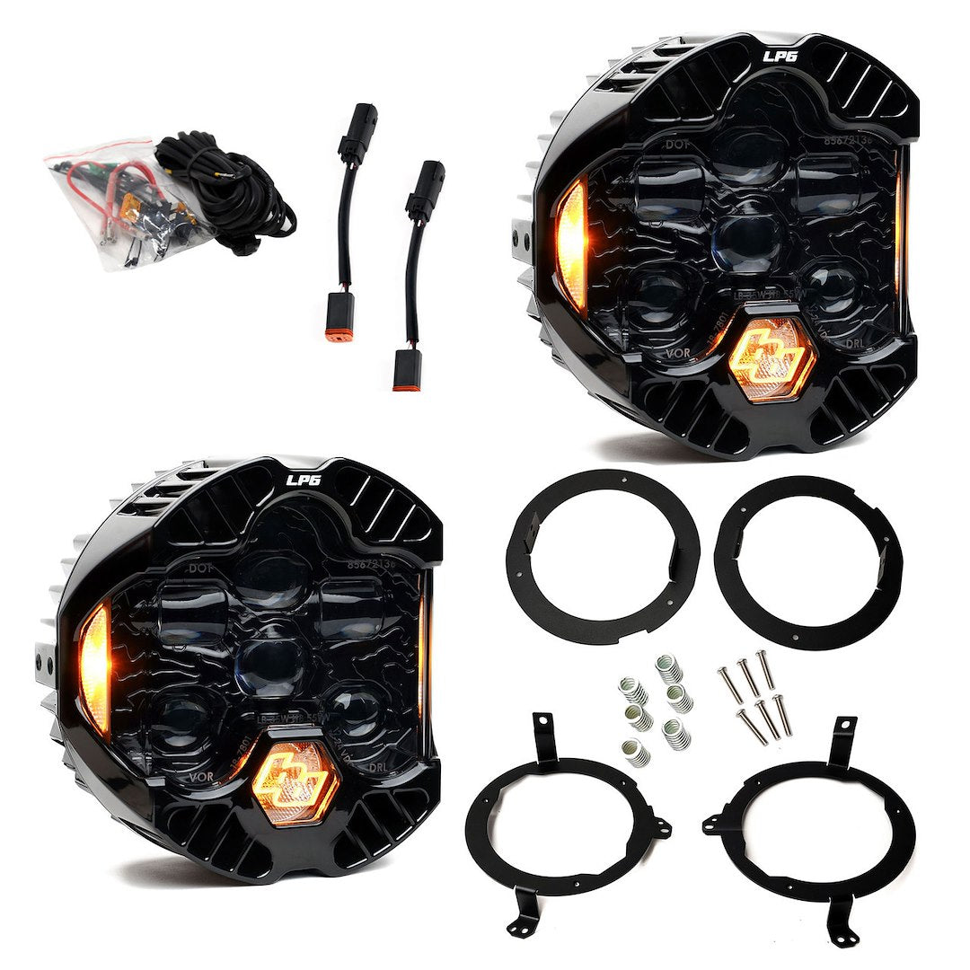 BAJA DESIGNS DOT LP6 LED Headlight Kit for Jeep 20 - Enhanced Visibility and Durability