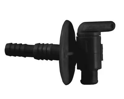 JR Products Dual Barbed Black Drain Cock (Part #0462415)