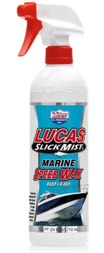 Lucas Oil Mist Marine Speed Wax - 12 x 24 Ounce Bottles for Superior Marine Protection