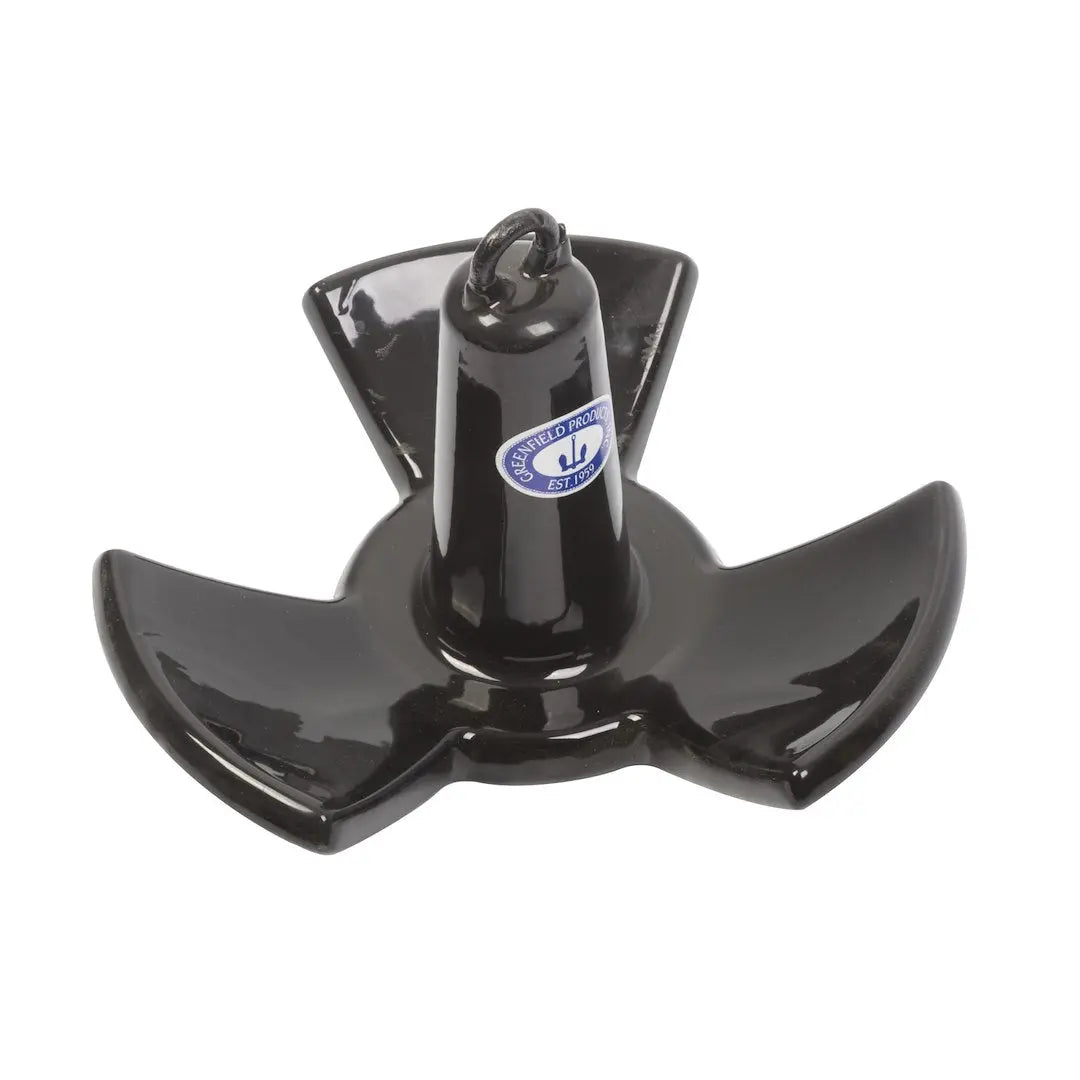 Greenfield Mushroom Anchor 15 lb White - Reliable Heavy-Duty Marine Anchor