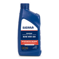 SIERRAMARINE 5W-30 Semi-Synthetic FC-WCAT Motor Oil - 1 Quart