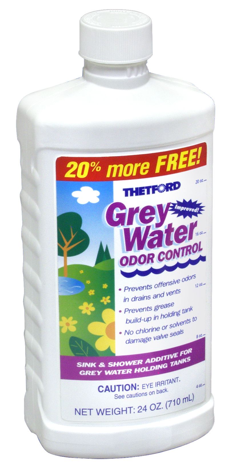 DAVE CARTER TH15842 Grey Water Container for 1-24 oz Bottles