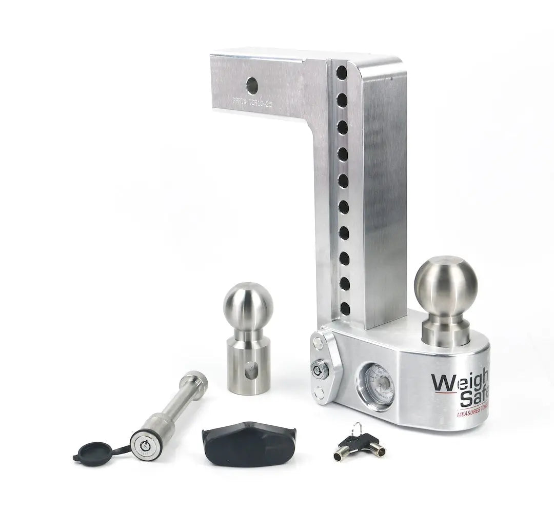 Weigh Safe 10' Drop Hitch with 2' Shank – Model WS1025KA by Weigh Safe