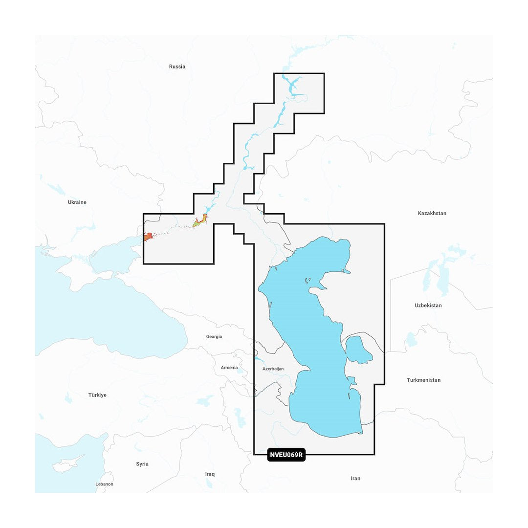 Garmin Carto Caspian Sea & Lower Volga River Map - Part Number 010C126400