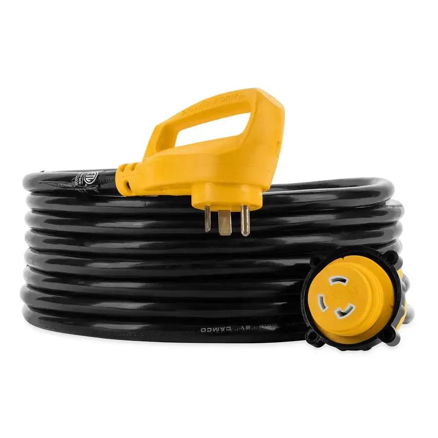 Camco 30F/30M Standard Power Grip 25' - Durable Marine Power Cord by CAMCO