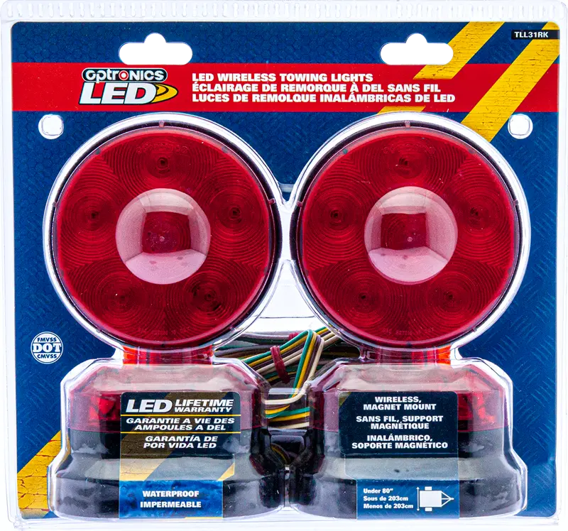 OPTRONICS TLL31RK Wireless Red LED Towing Light Kit