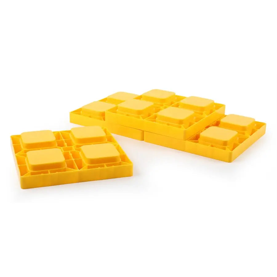 Camco Leveling Blocks 4 Pack - Heavy-Duty RV Leveling Support Blocks
