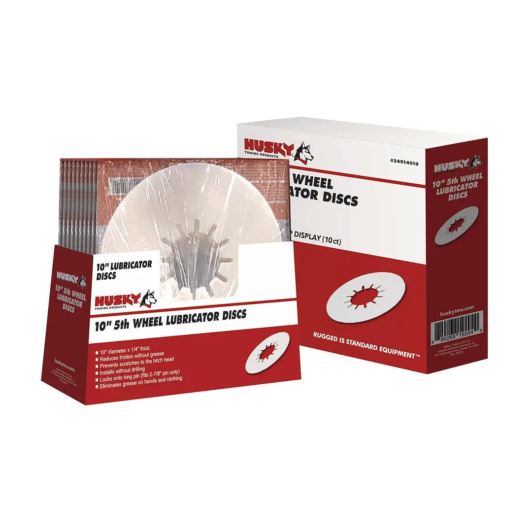 Husky Towing 10 Inch 5th Wheel Lube Disc RTL Box