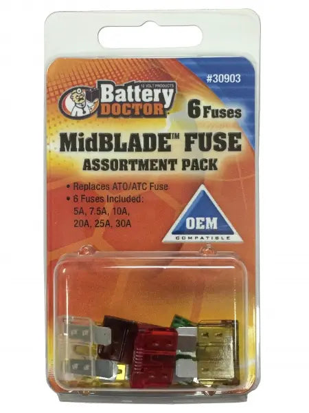 Wirthco MinBlade 6-Piece Fuse Kit (Part Number 30913)
