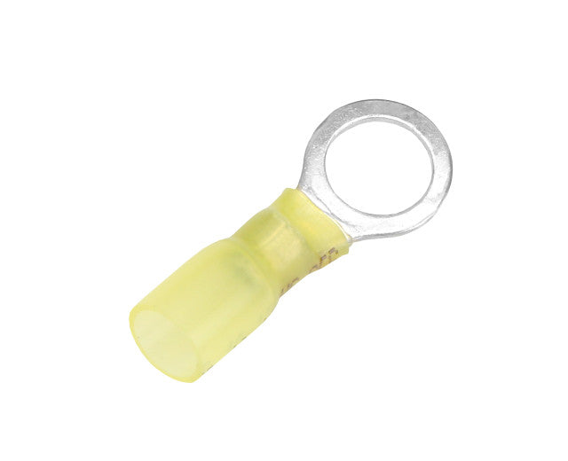 PACER TE1038R100 Heavy Duty Ring Terminals, 12-10 Gauge, 3/8 Inch, Pack of 100