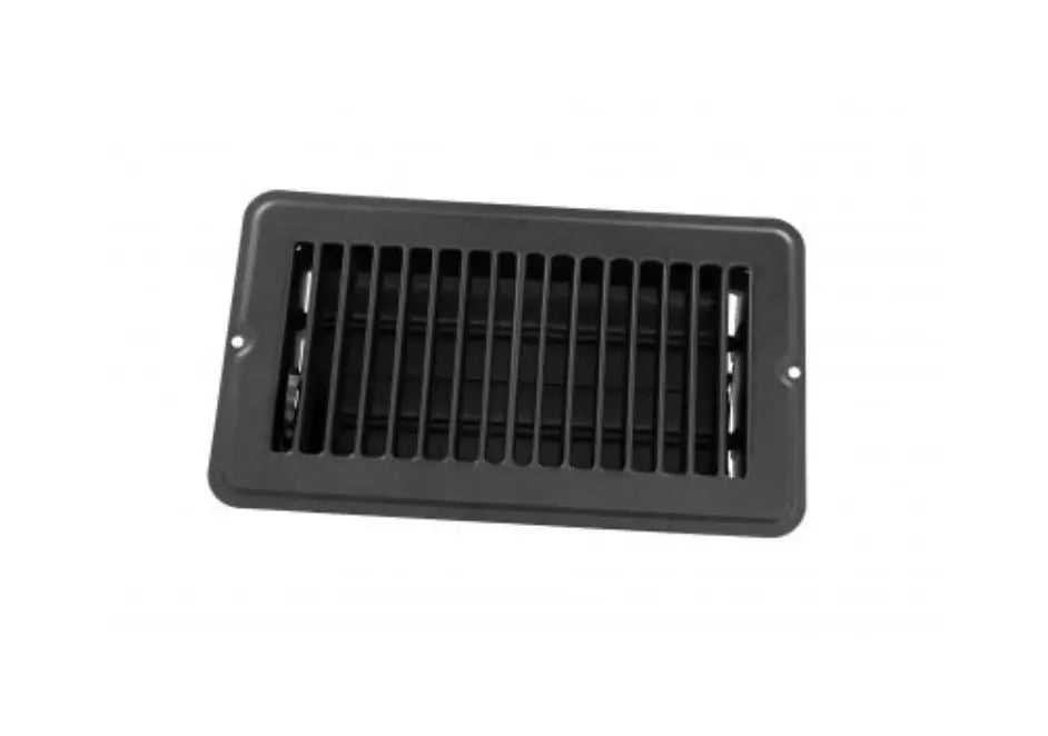 JR Products 0229155 4x8 Dampered Black Vent Cover for RV and Trailer Ventilation