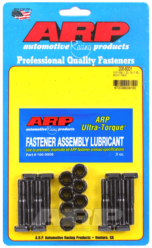 ARP 208-6001 Honda 1.2L–1.6L 8mm Performance Head Stud Kit