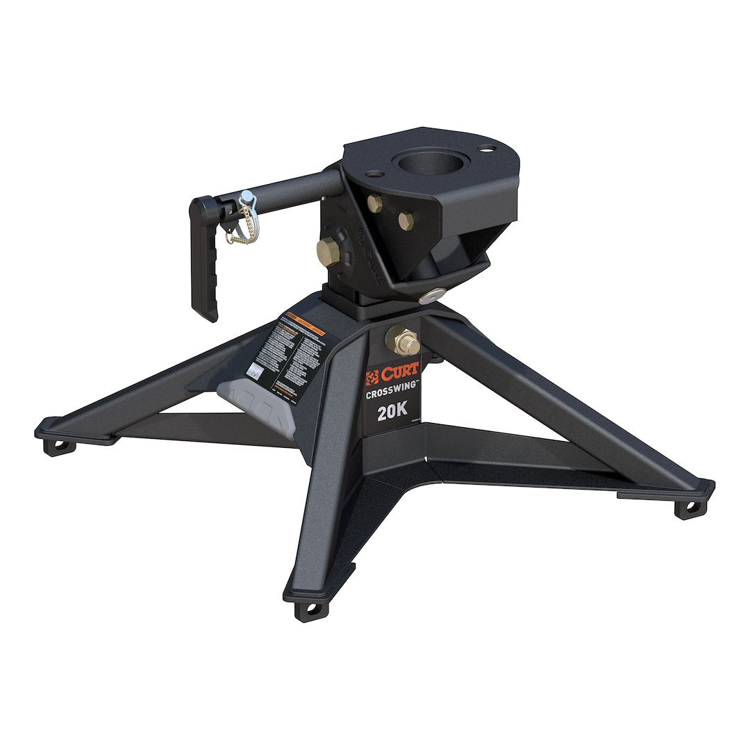 CURT Manufacturing Crosswing 20K 5th Wheel ISR (Part #16600) for Heavy-Duty Towing