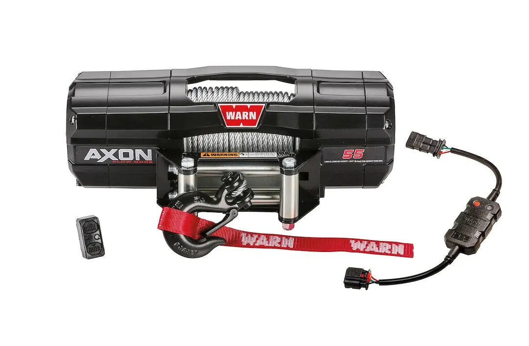 WARN IND. Axon 55 Winch - Reliable Off-Road Recovery Equipment