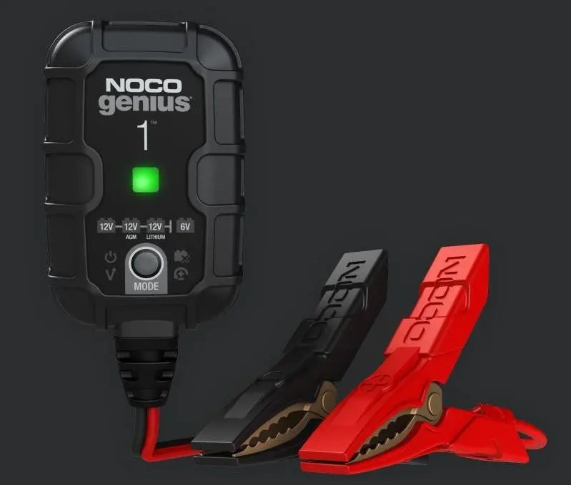 NOCO Genius1 1-Amp Battery Charger for Lead-Acid and Lithium Batteries