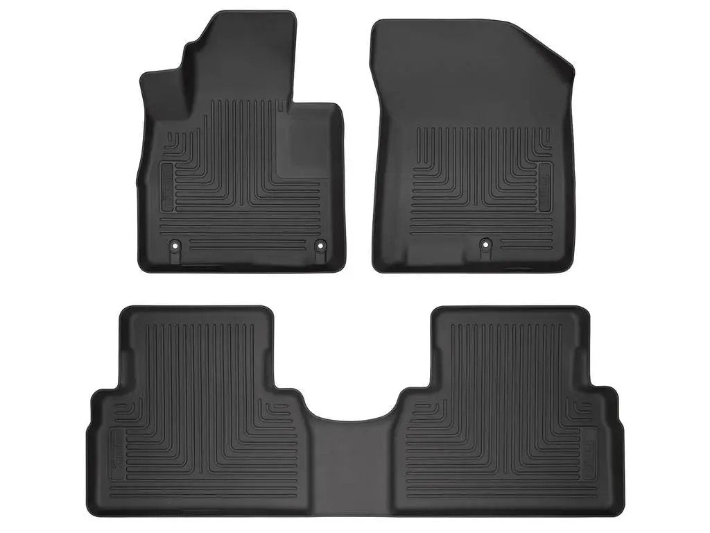 HuskyLiner WB Front & Second Seat Floor Liner for 2019-2020 Hyundai Santa Fe by HUSKYLINER