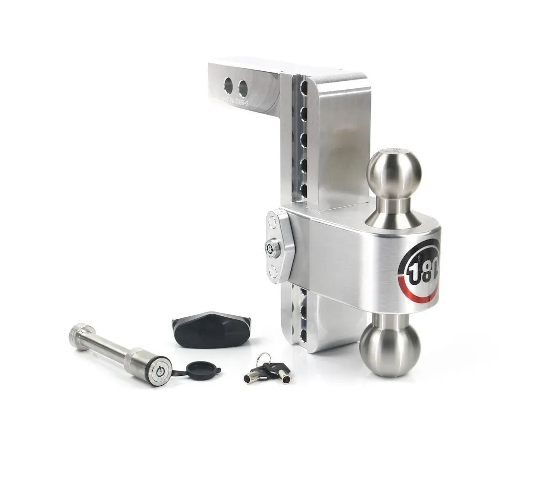 Weigh Safe Turnover Ball 6' Drop Hitch with 2.5" Ball for Heavy-Duty Towing