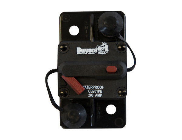 Buyers Prod Circuit Breaker 200 Amp Push-to-Trip CB201PB