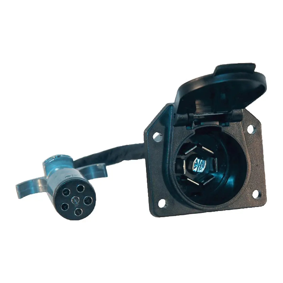 Husky Towing Wiring Adapter 6-Pin to 7-Pin Trailer Connector - Part 30693