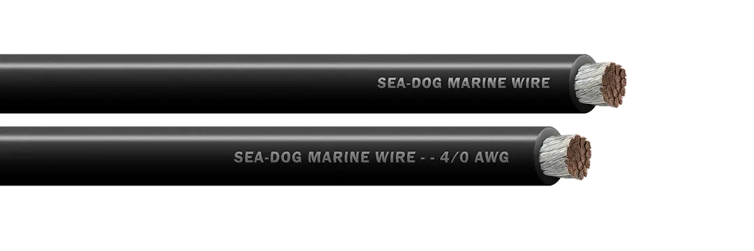 Sea Dog 4/0 AWG Black Battery Cable - 25 Feet