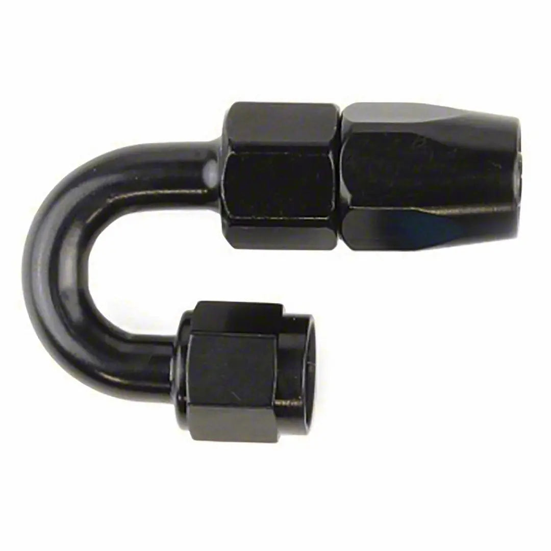 SpeedFX -12AN x 180 Degree Black Hose End (Part #511280BK)