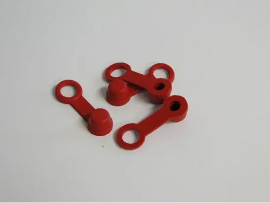 HELIX RACING Brake Bleeder Cap with Tether - Red (Part #2022001)