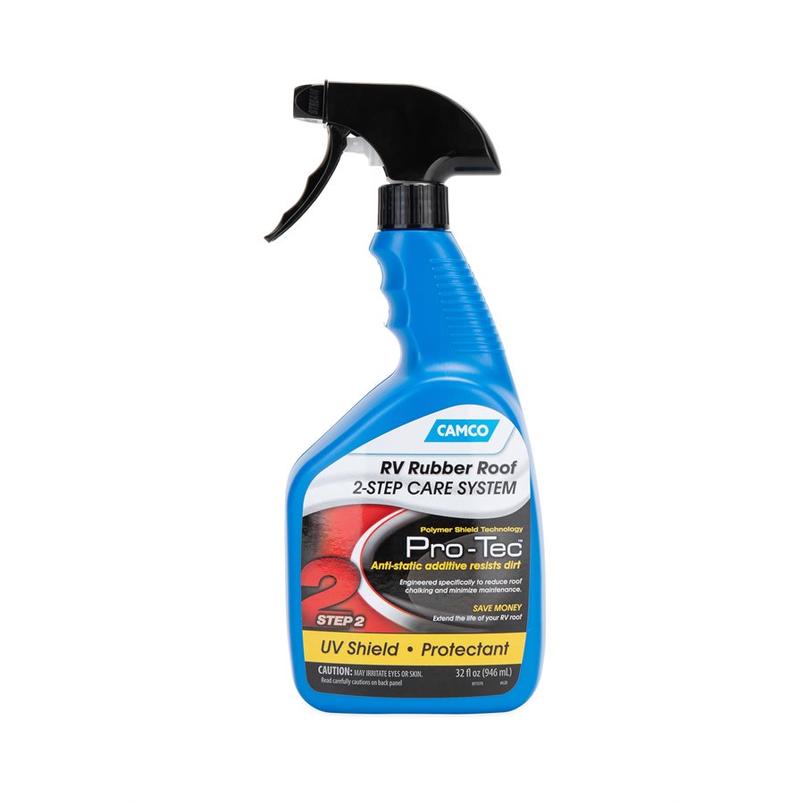 Camco PRO-TEC Rubber Roof Protectant 32 oz – Durable RV Roof Care Solution